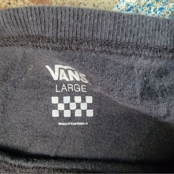 Vans Authentic “Off The Wall” Custom Classics since 1966 Youth Large  Tshirt - Picture 5 of 10